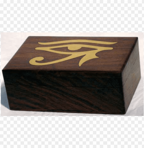 eye of horus wooden box PNG transparent pictures for editing