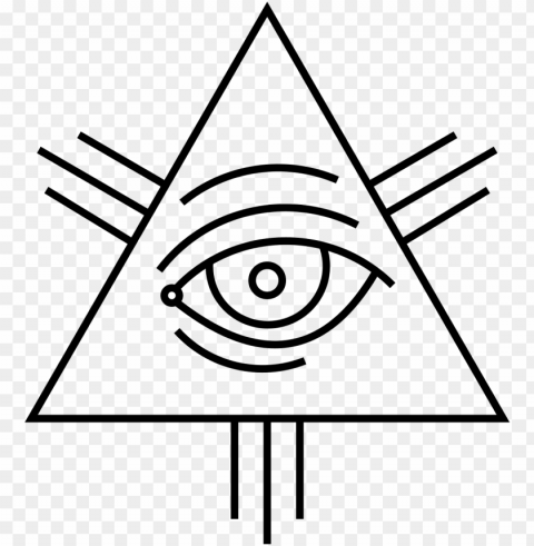 eye of providence PNG Image with Transparent Isolated Graphic Element