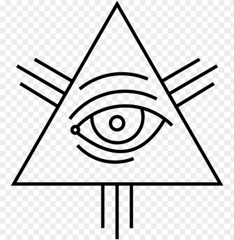 Eye Of Providence PNG Image With Transparent Isolated Graphic Element