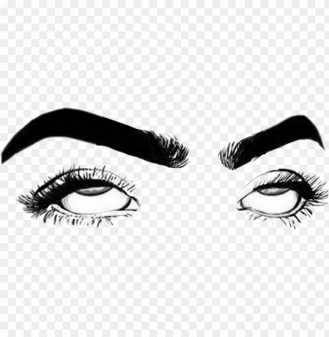 eye roll - aesthetic simple drawings Isolated Graphic Element in HighResolution PNG