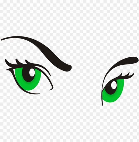 eyeball clipart woman eye - cartoon woman eyes PNG graphics with transparency