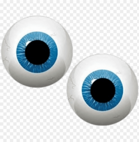 eyeballs blue eyes - eye balls Transparent PNG Image Isolation