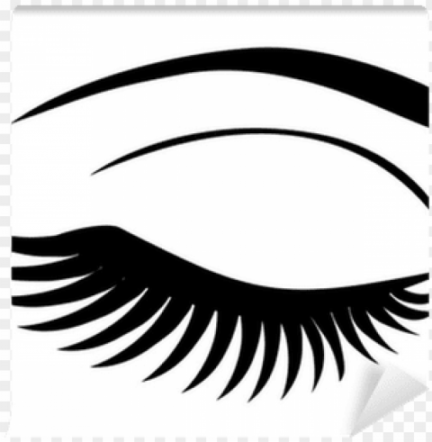 eyelash extensions PNG Isolated Illustration with Clear Background