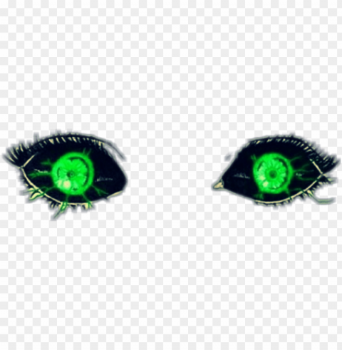 eyes green horror scary sticker fte picsartpassion - picsart horror eyes Free PNG images with transparent layers