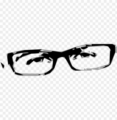eyes with glasses Isolated Object in Transparent PNG Format