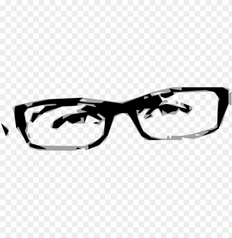 Eyes With Glasses Isolated Object In Transparent PNG Format