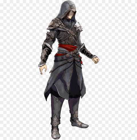ezio auditore photo - assassin's creed black outfit Clear background PNG graphics