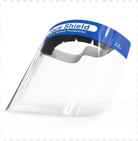 Face shield corona Transparent PNG Isolated Element