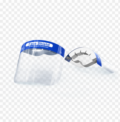 Face shield corona Transparent PNG Isolated Graphic Detail