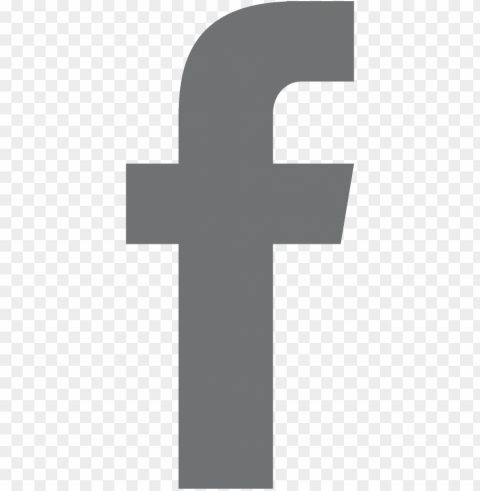facebook icon - facebook icon dark grey Clear PNG
