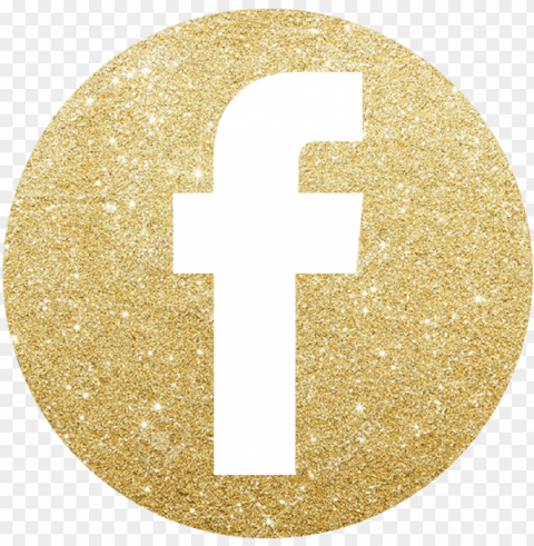 facebook-icon - gold facebook logo PNG Graphic Isolated with Clarity