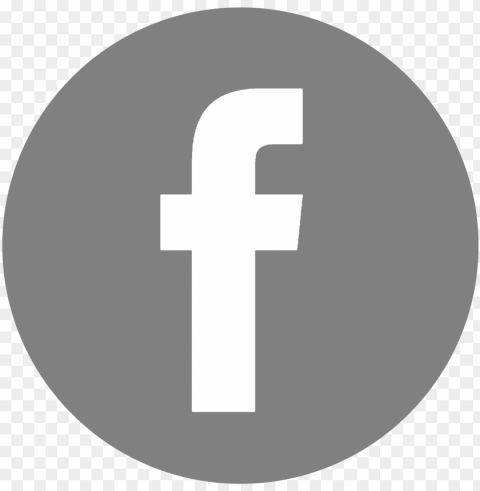 facebook icon - facebook icon vector gray PNG for digital art