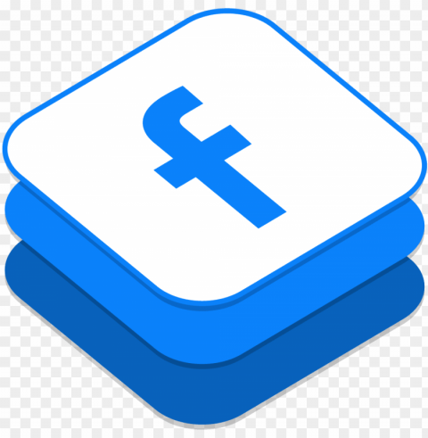 facebook icon - social media icons separate PNG for mobile apps