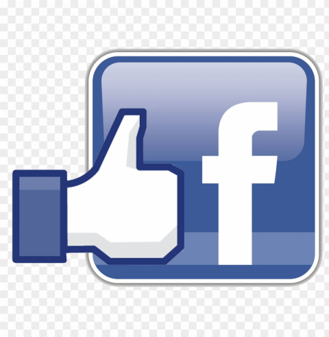 facebook icon with like Isolated Item with Transparent PNG Background