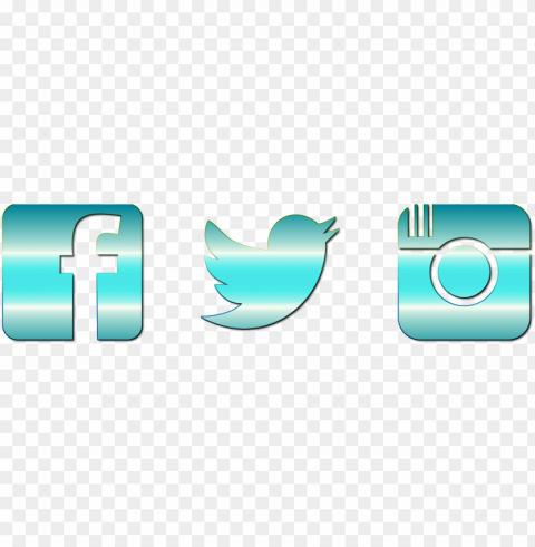 facebook instagram and twitter logo for kids - logo facebook instagram twitter PNG Graphic Isolated with Clarity