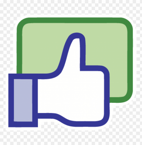 facebook like button vector free download PNG Image with Isolated Graphic Element