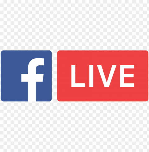 facebook live logo Isolated Object in Transparent PNG Format