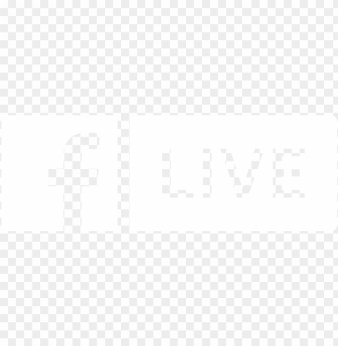 facebook live logo - facebook live logo black and white Transparent Background Isolation in HighQuality PNG