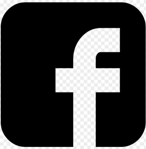 facebook logo transparent image - facebook logo black Isolated PNG Object with Clear Background
