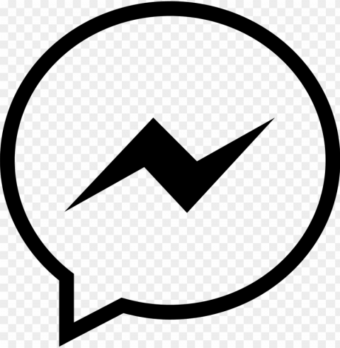 facebook messenger icon - facebook messenger icon PNG Image with Isolated Graphic