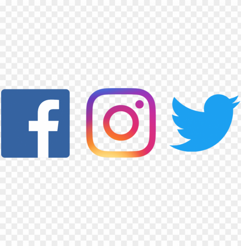 facebook twitter instagram - fb twitter instagram logo Transparent PNG stock photos