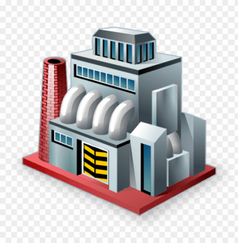 Factory PNG Graphic With Isolated Transparency