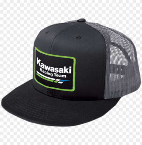 factory effex official black kawasaki racing mens caps - kawasaki hat High Resolution PNG Isolated Illustration