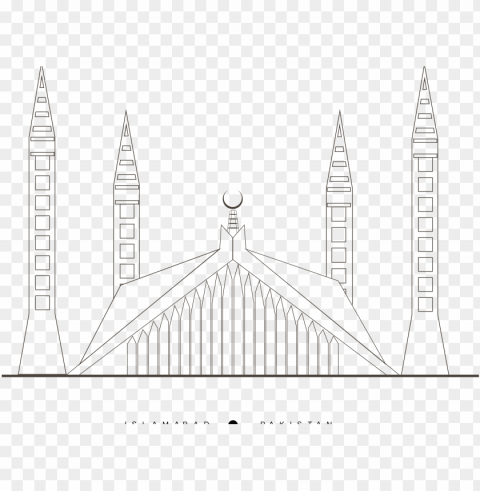 faisal masjid check out faisal masjid cntravel - faisal mosque islamabad Isolated Design Element on Transparent PNG