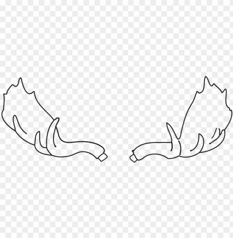 fake moose antlers how to put together your white - moose PNG with no bg