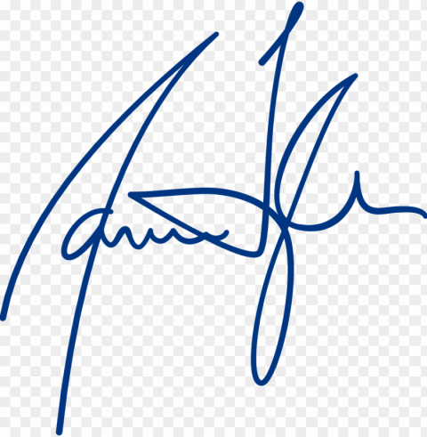 fake signature - 10161016 - facsimile ClearCut PNG Isolated Graphic