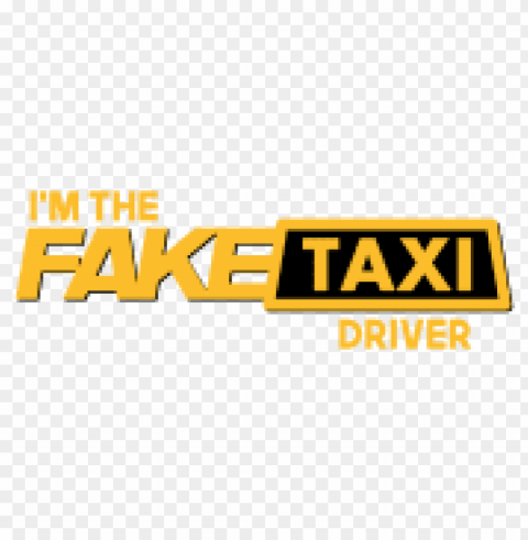 fake taxi logo PNG transparent photos for design