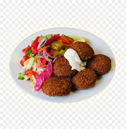 falafel food clear Transparent Background PNG Isolated Art