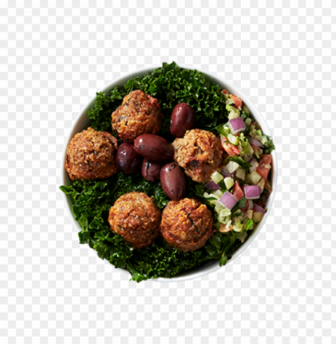 falafel food no background PNG with transparent overlay