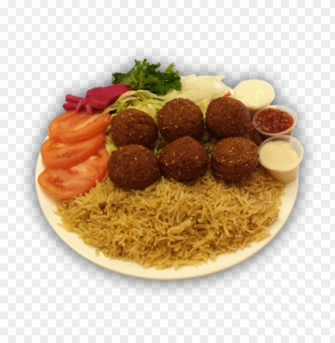 falafel food design Transparent PNG Artwork with Isolated Subject