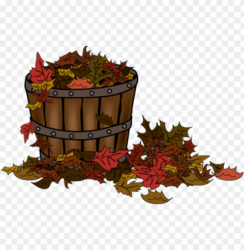 fall - autumn clip art basket PNG pictures with no background required