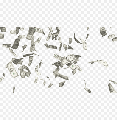 falling money image transparent - money falling white PNG files with clear background