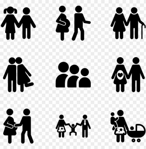 familiar 30 icons - family icon transparent background PNG images with alpha transparency wide collection