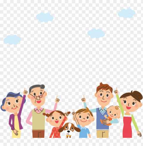 family cartoon illustration - family cartoon PNG images with no fees