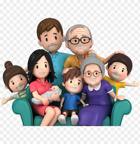 family cartoon wallpaper - clipart family Transparent background PNG images selection