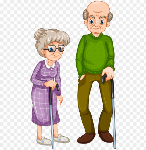 family clipart grandma - grandfather and grandmother clipart PNG images with no background free download