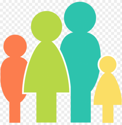 family clipart multicolor family clip art at clker - family clipart PNG Image with Isolated Artwork