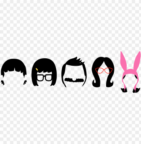 family clipart outline - bobs burgers season 9 PNG images transparent pack