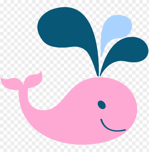 family clipart whale picture transparent stock - pink whale clip art PNG Image Isolated with Clear Background