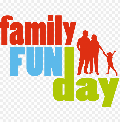 family funday - family day design PNG images with clear background