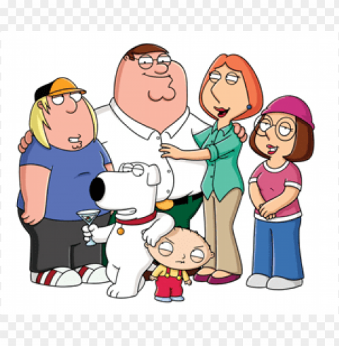 family guy PNG images with transparent layering