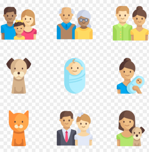 family - icon PNG images with transparent layer