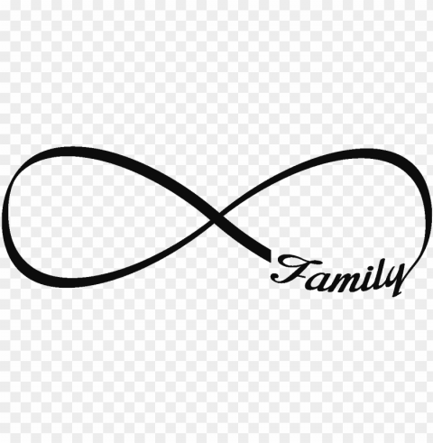 family infinity quotes by mrs - line art Transparent PNG images set