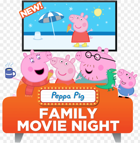 family movie night - movie maker PNG images for graphic design