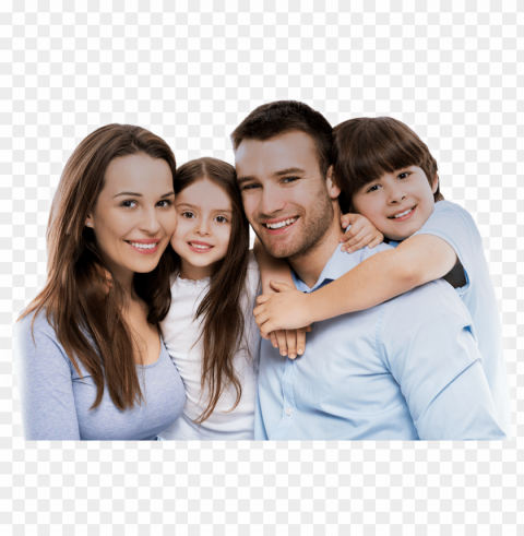 family of 4 Isolated Item on Transparent PNG PNG transparent with Clear Background ID 3c86e010