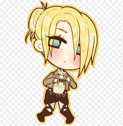 fanart drawing attack on titan - attack on titan chibi annie Isolated Design Element in HighQuality Transparent PNG PNG transparent with Clear Background ID 8241530b